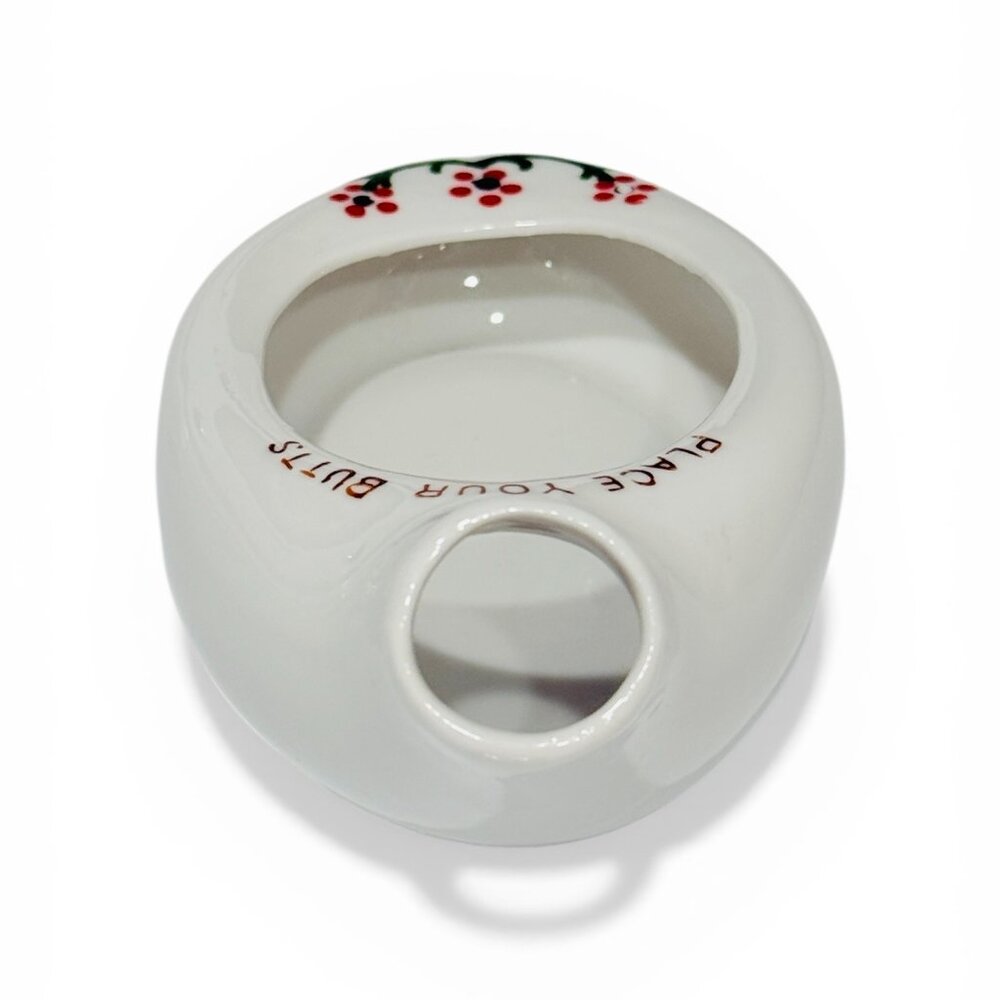Vintage "Place Your Butts" Porcelain Ashtray Made in Japan - Picture 7 of 11